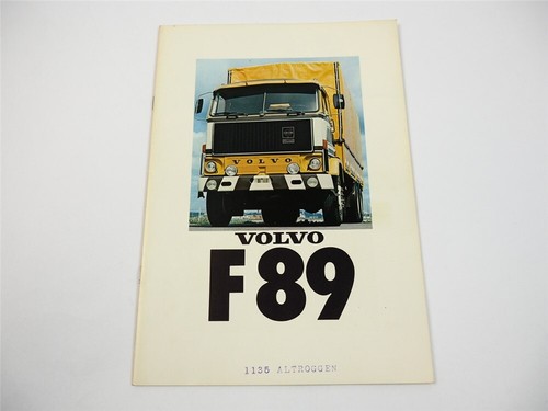 Volvo f89 truck flatbed - truck, semi